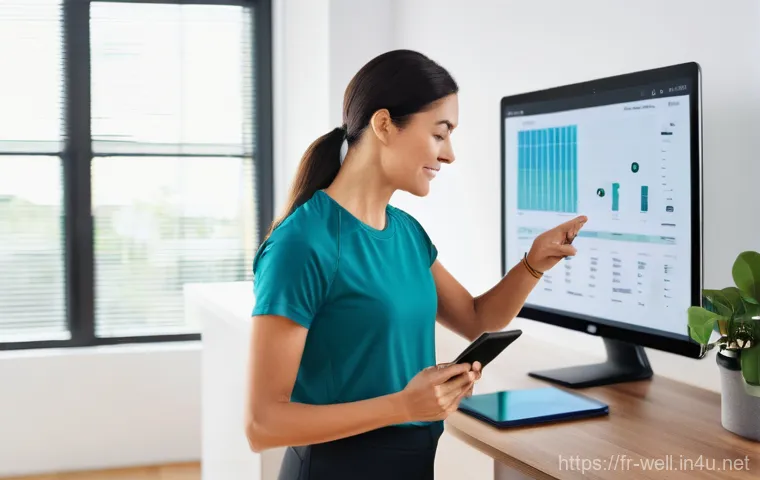 웰빙코디네이터와 건강 목표 달성 기술 - **Prompt:** A bright, modern wellness consultation room bathed in soft, natural light. A diverse you...