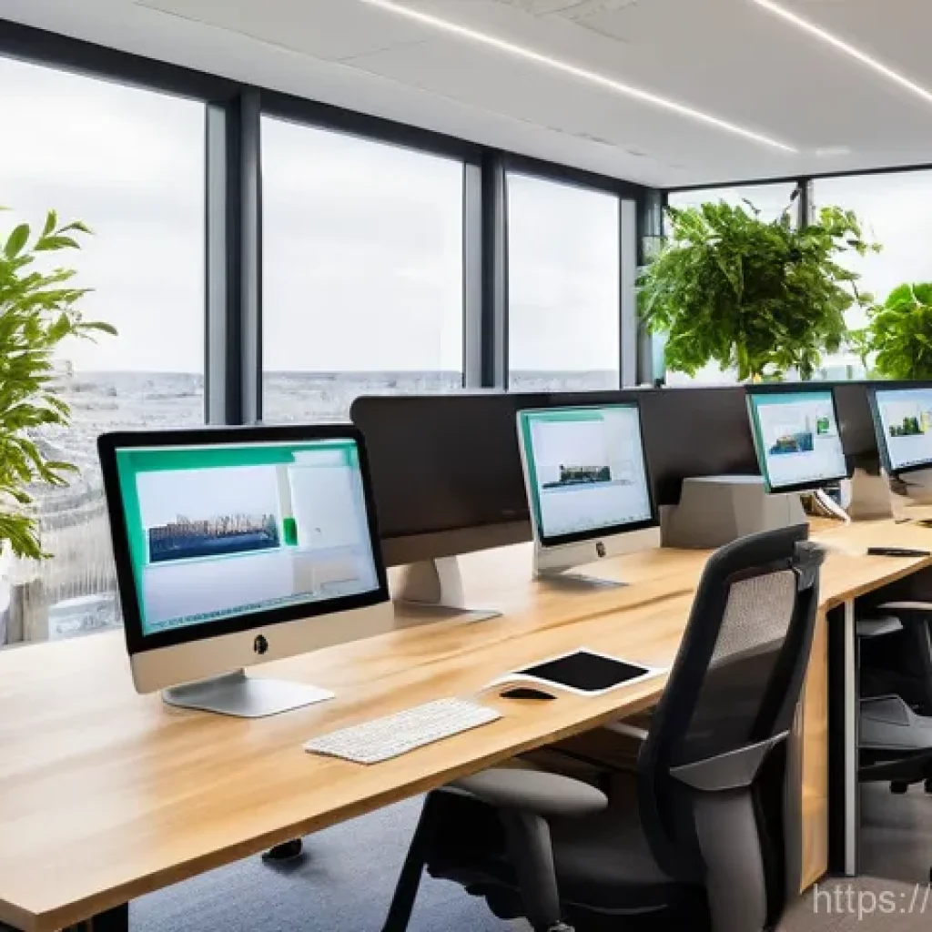 웰빙코디네이터와 직장 내 팀워크 - **Modern Ergonomic French Office Environment**: A bright, spacious, and state-of-the-art open-plan o...