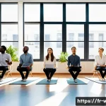 웰빙코디네이터와 트렌드 리포트 작성 - **Prompt:** A diverse group of young professionals in a bright, modern French office are participati...