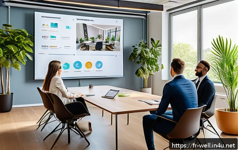 웰빙코디네이터와 연봉 인상 사례 분석 - A modern corporate wellness coordinator leading a dynamic workshop in a bright, contemporary office ...